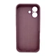 Чохол для смартфона Silicone Full Case AA Camera Protect for Apple iPhone 17 60,Taro Purple - изображение 3