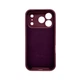 Чохол для смартфона Silicone Full Case AA Camera Protect for Apple iPhone 17 Pro 35,Maroon - изображение 3