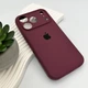 Чохол для смартфона Silicone Full Case AA Camera Protect for Apple iPhone 17 Pro 35,Maroon - изображение 4