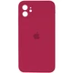 Чохол для смартфона Silicone Full Case AA Camera Protect for Apple iPhone 11 35,Maroon - изображение 1