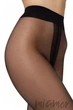 Колготки тонкие с эффектом шелка Conte Prestige 12 2 Nero - изображение 3