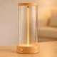 Настольный светильник с магнитной нитью, от USB, 19х7см, / Лампа ночник / LED аккумуляторная лампа Светлое дерево - изображение 1