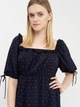 Сукня Vero Moda темно-синій в сердечка XFTHJ093 M - изображение 4