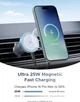 Автодержатель для телефона с беспроводной зарядкой UGREEN W758 Magnetic 25W Qi2.2 Starlight Blue (UGR-55967) - изображение 3