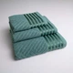 Набор махровых полотенец SOFT 3шт GM Textile 40х70см, 50х90см, 70х140см 500г/м2 (Бирюзовый) - изображение 1