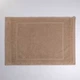 Набір банних махрових рушників з Бордюром 2шт GM Textile 50х70см, 70х140см (Капучино) - зображення 6