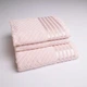Набор махровых полотенец SOFT 3шт GM Textile 50х90см, 50х90см, 70х140см 500г/м2 (Розовый) - изображение 1