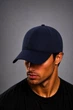 Мужская кепка на резинке - Однотонная (one-size) Темно-синий - изображение 1