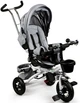 Rowerek trójkołowy EcoToys Delux JM-068-17 Szary (5903769970636) - obraz 1