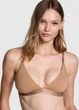 Бюстгальтер-бралетт без кісточок Victoria's Secret PINK Cotton Wireless Triangle Bralette XL кавовий (00416893QB7XL) - зображення 1