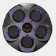 Боксерский тренажер для детей с Bluetooth, настенный музыкальный тренажер для бокса с 5 ударными зонами, интерактивная мишень с подсветкой и подсчетом ударов - изображение 4