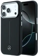 Чохол для смартфона Mercedes-Benz Leather Semi Wrap Iconic Line MagSafe для Apple iPhone 17 Pro Black (3666339617707) - зображення 1