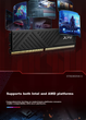 Оперативна пам'ять ADATA D35 XPG DDR4-3600 8192MB PC4-28800 - зображення 3