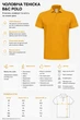 Теніска B&C ID.001 Жовта XL - изображение 9