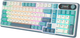 Клавіатура дротова RK ROYAL KLUDGE RK-S98 Light Cloud Gaming Beige Switch (RK-S98-LTCLD-BEGSW-US) - зображення 4
