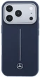 Чохол для смартфона Mercedes-Benz Leather Semi Wrap Iconic Line MagSafe для Apple iPhone 17 Pro Max Navy Blue (3666339617820) - зображення 1