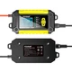 Зарядное устройство с тестером Foxsur FTC-1206 6A 120Ah 12v Yellow - изображение 3