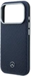 Чохол для смартфона Mercedes-Benz Leather Semi Wrap Wood Effect MagSafe для Apple iPhone 17 Pro Navy Blue (3666339618148) - зображення 6