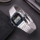 Электронные наручные часы Casio A159WA-N1, цифровые с подсветкой, стальной браслет - изображение 2