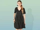 Платье из лиоцелла для женщины Esmara Lyocel (TENCEL™) 442878 46(L) Черный - изображение 2