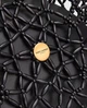 Жіноча сумка шоппер Saint Laurent Panier Medium Beaded Tote чорна плетена з дерев'яних намистин - зображення 10