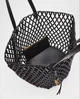 Жіноча сумка шоппер Saint Laurent Panier Medium Beaded Tote чорна плетена з дерев'яних намистин - зображення 11