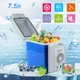 Портативний автомобільний холодильник Box Cooler 7,5 л з живленням від прикурювача, режимом підігріву та ременем для перенесення блакитний - зображення 2