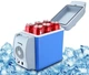 Портативний автомобільний холодильник Box Cooler 7,5 л з живленням від прикурювача, режимом підігріву та ременем для перенесення блакитний - зображення 9