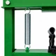 Підлоговий гідравлічний прес зусилля 12 т вертикальний сервісний для СТО майстерні гаража діапазон 650 мм надійний пресувальний верстат для ремонтних робіт монтажа демонтажа деталей гідропрес для автосервісу шиномонтажа ширина 420 мм Helper HP - 1112 - зображення 13