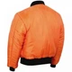 Куртка-бомбер летная Mil-Tec MA1, Olive/Orange, 3XL - изображение 5
