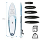 Sup доска Capital Sports Lanikai Cruiser 10.8 до 130 кг с транспортировочным рюкзаком (10036143) - изображение 4