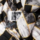 Комплект постельного белья Moon&Star Полисатин Premium Onyx Gold Полуторный 143х210 наволочки 2х50х70 (MS-820016501) - изображение 4