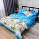 Комплект постельного белья Moon&Star Бязь Gold Люкс Azure Garden Полуторный 143х210 наволочки 2х70х70 (MS-820013177) - изображение 5