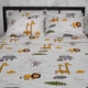 Комплект постельного белья Moon&Star Бязь Gold Люкс Savanna Gray King Size 220x240 наволочки 4х50х70 (MS-820015053) - изображение 3