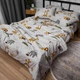 Комплект постельного белья Moon&Star Бязь Gold Люкс Savanna Gray King Size 220x240 наволочки 4х50х70 (MS-820015053) - изображение 6