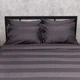 Комплект постельного белья Moon&Star Satin Stripe Dark Graphite Евро 200х220 наволочки 4х70х70 (MS-820016919) - изображение 3