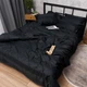 Комплект постельного белья Moon&Star Satin Stripe Deep Black Евро 200х220 наволочки 2х40х60 (MS-820016950) - изображение 5