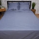 Комплект постільної білизни Moon&Star Satin Stripe Ocean Steel євро 200х220 наволочки 4х70х70 (MS-820017094) - зображення 2