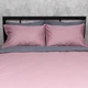 Комплект постільної білизни Moon&Star Satin Stripe Rose Graphite євро 200х220 наволочки 2х50х70 (MS-820017126) - зображення 3