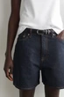 Шорти COS High-Rise Denim Shorts Жіночі Джинсові Темно-сині 25 (1222524005) - изображение 2