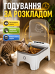 Автоматическая кормушка для котов и собак малых и средних пород с таймером до 99 часов и датчиком движения 700 мл с аккумулятором и USB Type-C зарядкой - изображение 2