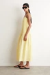 Сукня COS Sculpted Dropped Waist Midi Dress Жіноча Міді Жовта M (1340709002) - изображение 2