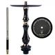 Шахта Sunpipe Hookah Odin Potal Black для кальяна из нержавеющей стали 58см на уплотнителе с накладкой из эпоксидной смолы - изображение 1