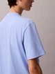 Футболка бавовняна жіноча Calvin Klein 403603766 XS Блакитна з принтом (1159865319) - зображення 6