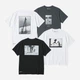 Футболка хлопковая оверсайз длинная женская Uniqlo 251753516 L Белая (1159865374) - изображение 16