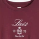 Футболка хлопковая короткая женская Levi`s 989369065 M Бордовая (1159865476) - изображение 6