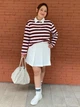 Поло женское Uniqlo 816037658 S Коричневый/Розовый (1159863067) - изображение 7