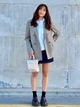 Рубашка женская Uniqlo 111495321 2XL Голубая (1159865541) - изображение 6