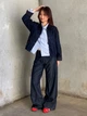 Рубашка женская Uniqlo 111495321 2XL Голубая (1159865541) - изображение 7