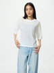 Футболка хлопковая женская Uniqlo 740213615 XS Белая (1159878593) - изображение 1